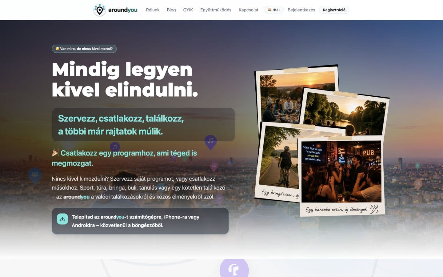 AroundYou – Közösségi platform, amely valódi találkozásokra épít