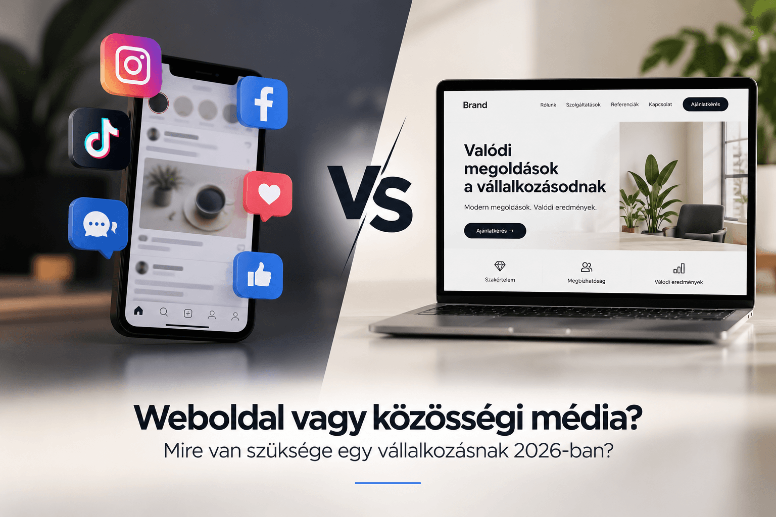 Website or Social Media? What Does a Business Really Need in 2026?