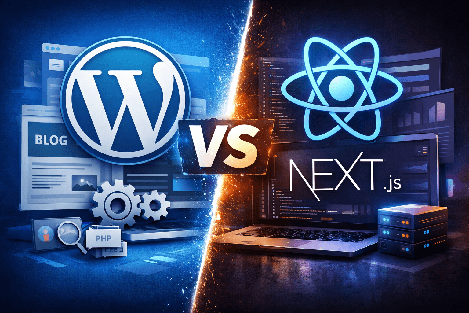 WordPress vs React / Next.js – when should you choose which?