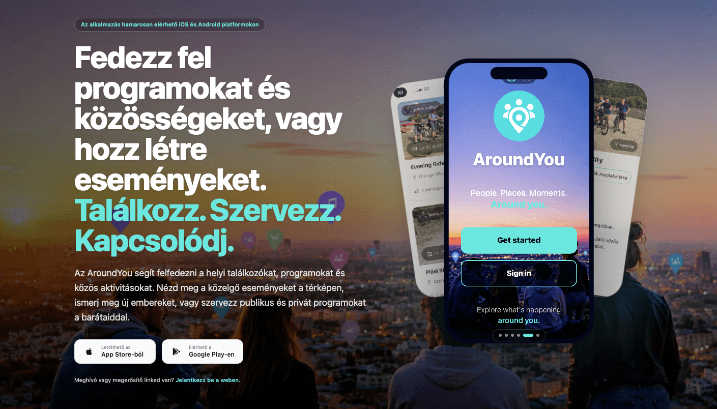 AroundYou - app, ami visszahozza a valódi találkozásokat